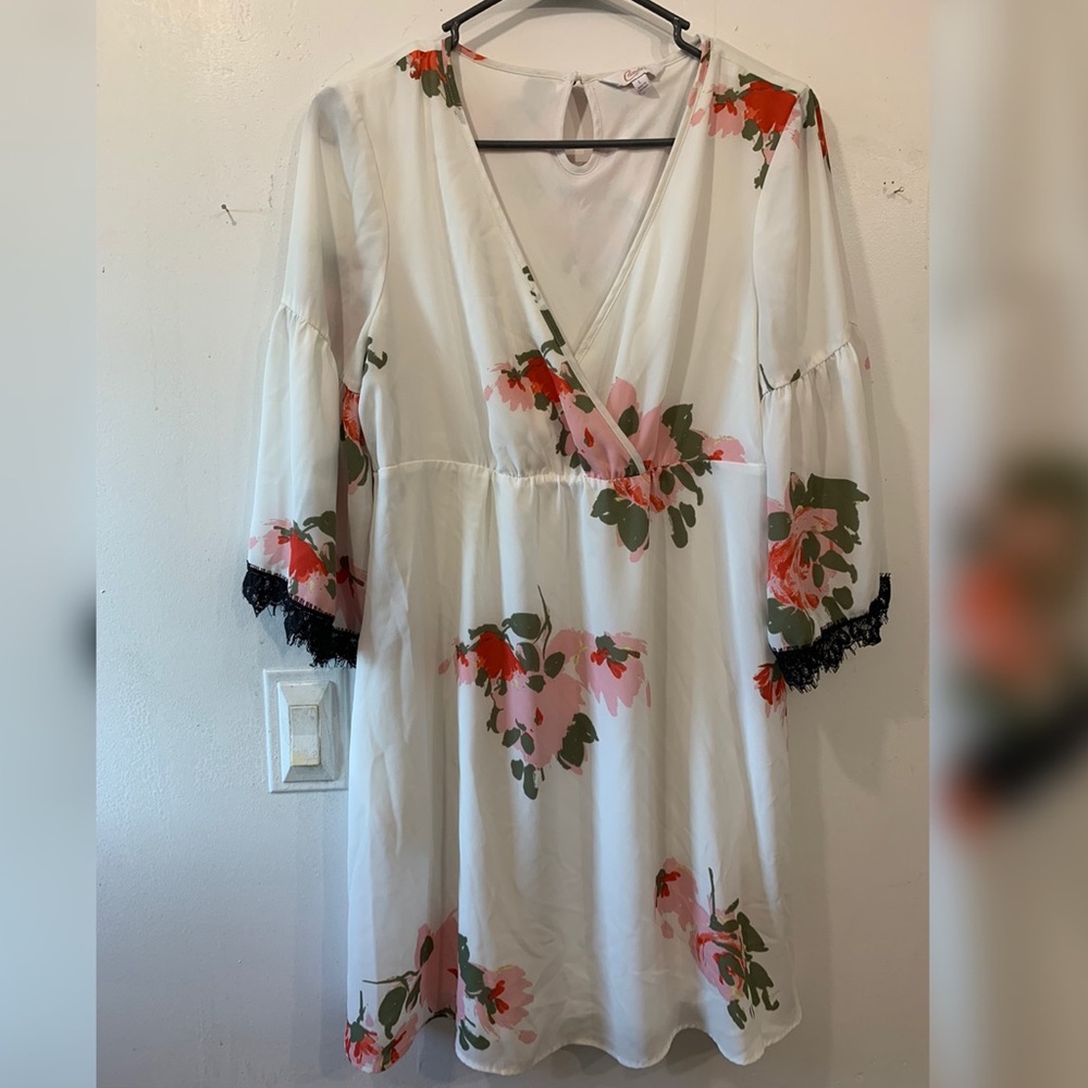 Floral mini dress